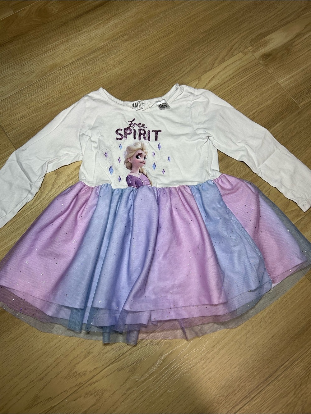 Disney Frozen 'Free Spirit' Elsa Pastel Tulle Dress